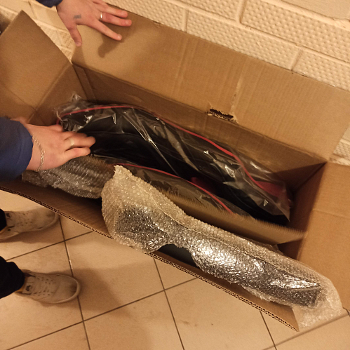 Компьютерное кресло Raid черное / красное фото покупателя 2