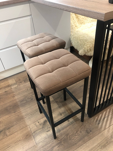 Барный стул Лофт катания лаванда / белый матовый фото покупателя 2