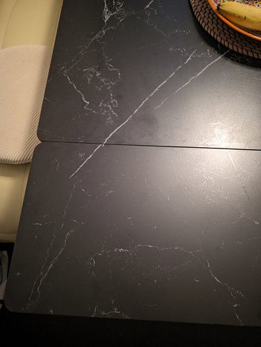 Керамический стол Вилли 140(200)х80х75 черный мрамор shakespeare black / черный фото покупателя 45