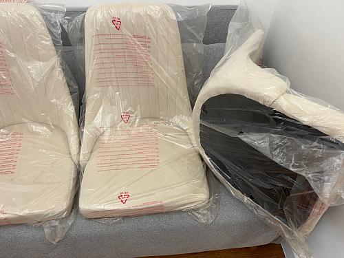 Стул на металлокаркасе Kora light purple / black фото покупателя 353