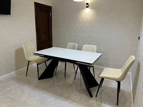 Керамический стол Ливи 140(200)х80х78 patagonia bronze / черный фото покупателя 11