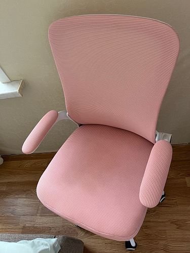 Компьютерное кресло Konfi dark gray / pink / white фото покупателя 264