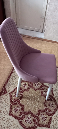 Стул на металлокаркасе Kora dark gray / black фото покупателя 260