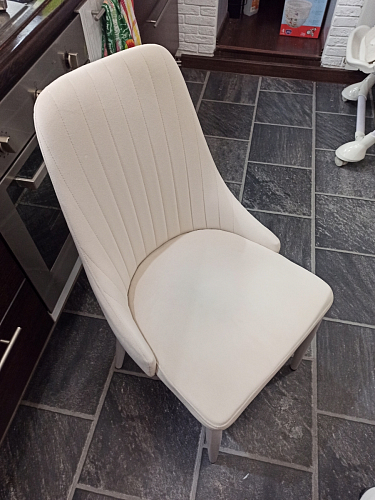 Стул на металлокаркасе Kora white / gray фото покупателя 110