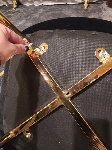 Стул на металлокаркасе Dabl 01 champagne / gold фото покупателя 96