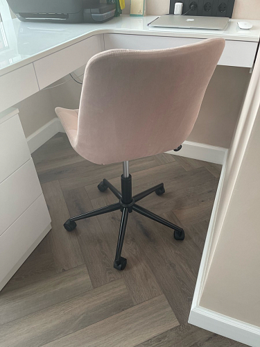 Компьютерное кресло Честер голубой (velutto 47 ) / черный фото покупателя 63