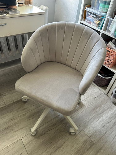 Компьютерное кресло Пард экокожа белый фото покупателя 117