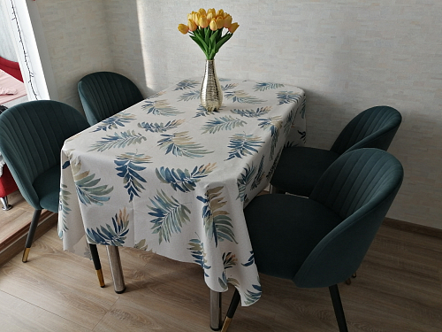 Стул на металлокаркасе Gabi 1 line light blue / black фото покупателя 112