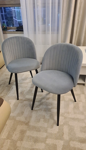 Стул на металлокаркасе Gabi latte / gold / black фото покупателя 813