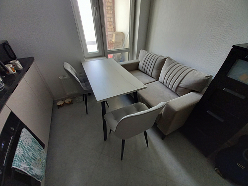 Деревянный стол Барон О 200 х 90 белая пленка шагрень / белый фото покупателя 32