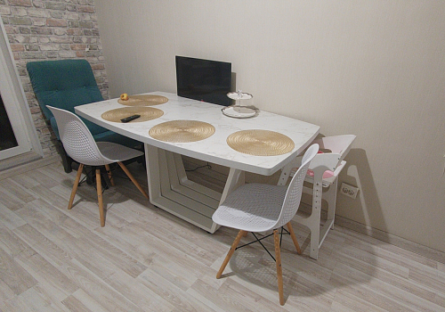 Стол на тумбе Эудес черный фото покупателя 11