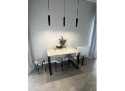 Стол Лота Лофт 120 25 мм сабия / черный матовый фото покупателя 711