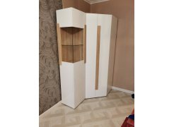 Шкаф Куба 1725.М4 дуб сонома / белый глянец фото покупателя 2