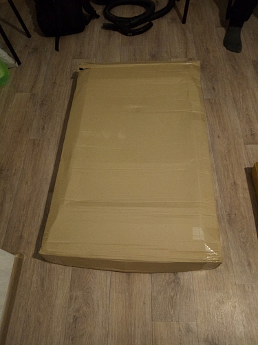 Стеклянный стол Бриллиант белый фото покупателя 11