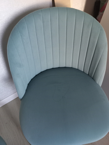 Стул на металлокаркасе Gabi 1 dark gray / black фото покупателя 402