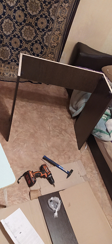 Стол письменный Kiwi дуб молочный  - Уцененный экземпляр фото покупателя 75