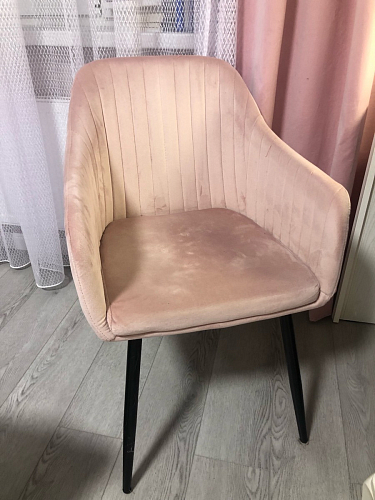 Стул на металлокаркасе Slam розовый фото покупателя 28