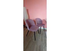 Стул на металлокаркасе Gabi 1 light purple / black фото покупателя 747