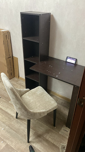 Стул на металлокаркасе Kora green / black фото покупателя 303