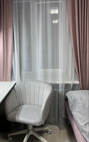 Компьютерное кресло Тибо светло-коричневый / белый фото покупателя 131