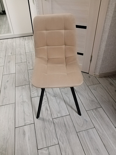 Стул на металлокаркасе Чилли К кирпичный / черный фото покупателя 283