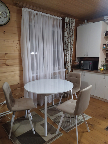 Стул на металлокаркасе Чилли К черный / зеленый фото покупателя 551