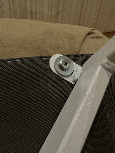 Стул на металлокаркасе Чилли К светло-серый велюр / черный каркас фото покупателя 133