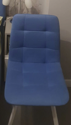 Стул на металлокаркасе Чилли зеленый / белый каркас фото покупателя 93