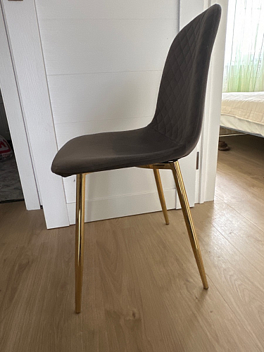 Стул на металлокаркасе Dabl 01 champagne / gold фото покупателя 42