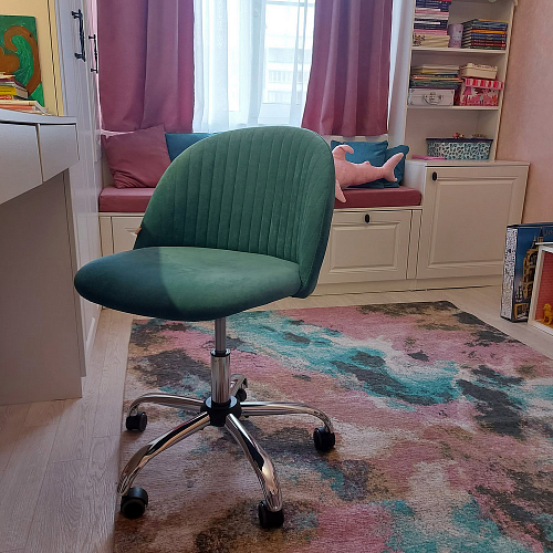 Компьютерное кресло Melody розовое фото покупателя 144