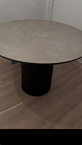 Деревянный стол Барел 89 черный / черный фото покупателя 2