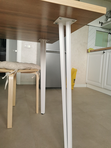 Стол Тринити Лофт 120 25 мм черный матовый / юта фото покупателя 44