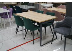 Стол Кхал галифакс натуральный / графит из шоурума 4