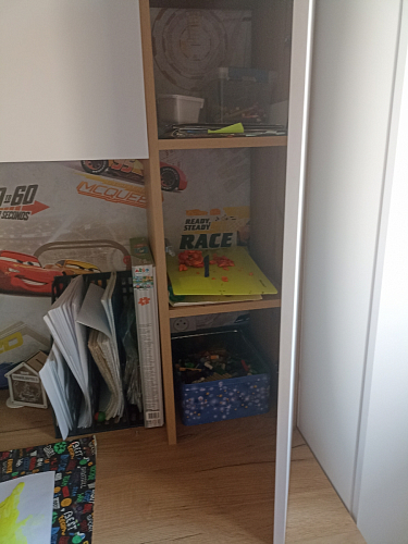 Письменный стол Комфорт 12.71 дуб золотой craft / белая аляска фото покупателя 105