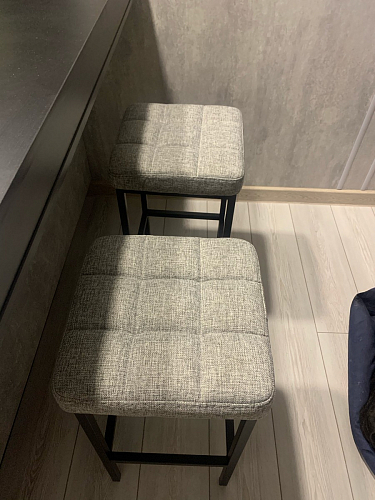 Барный стул Лофт линкольн белый / белый матовый фото покупателя 320