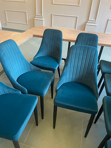 Стул на металлокаркасе Kora green / black фото покупателя 312