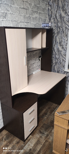 Письменный стол КСТ-16 левый венге / беленый дуб фото покупателя 13