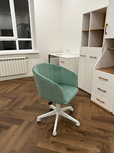 Компьютерное кресло Тибо светло-коричневый / белый фото покупателя 50