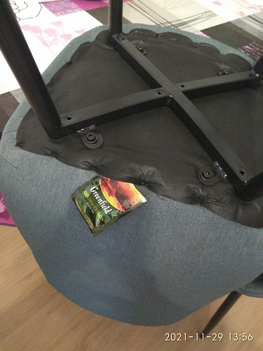 Стул на металлокаркасе Lilu 05 gray / white фото покупателя 45