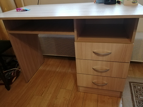 Стол письменный Бриз МДФ волна лайм / ясень светлый фото покупателя 148