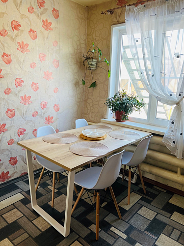 Деревянный стол Лота Лофт 140х80 дуб крафт табачный / черный матовый фото покупателя 810