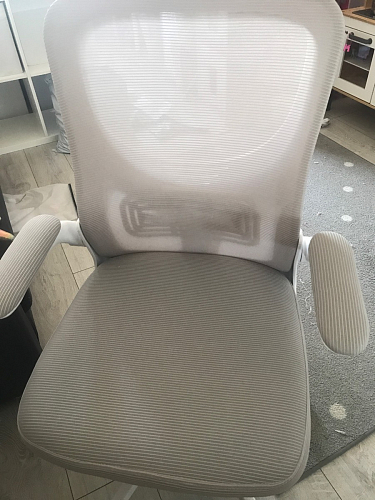 Компьютерное кресло Konfi light gray / blue / white фото покупателя 90