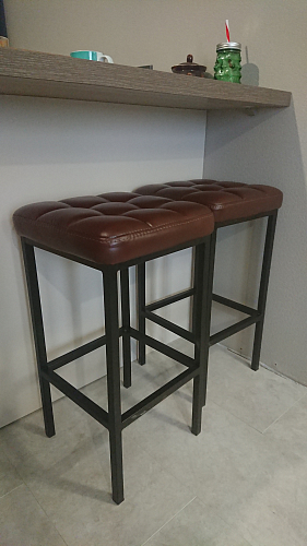 Барный стул Лофт катания минт / белый матовый фото покупателя 8