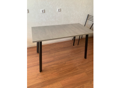 Стол Тринити Лофт 120 32 мм бетон / черный матовый фото покупателя 164