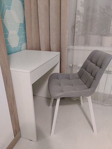 Стул на металлокаркасе Челси К крутящийся бирюзовый / черный фото покупателя 107