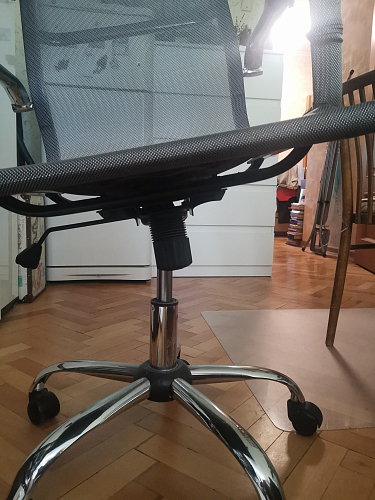 Компьютерное кресло Reus сетка белый / хром фото покупателя 2