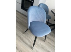 Стул на металлокаркасе Gabi blue / black фото покупателя 742