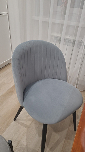 Стул на металлокаркасе Gabi gray / black фото покупателя 839