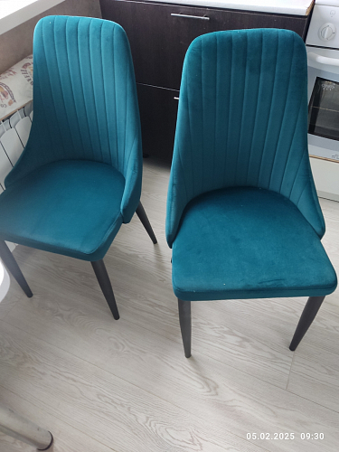 Стул на металлокаркасе Kora gray / black фото покупателя 370