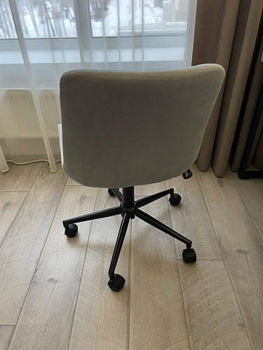 Компьютерное кресло Честер темно-серый / золото  - Уцененный экземпляр фото покупателя 61